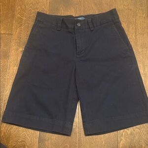 Ralph Lauren Navy Flat Front Shorts - 10